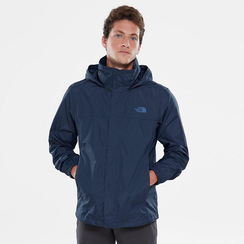 The North Face Resolve Ανδρικα Αδιάβροχο Μπουφάν - Σκουρο Μπλε (ZIMB34612)